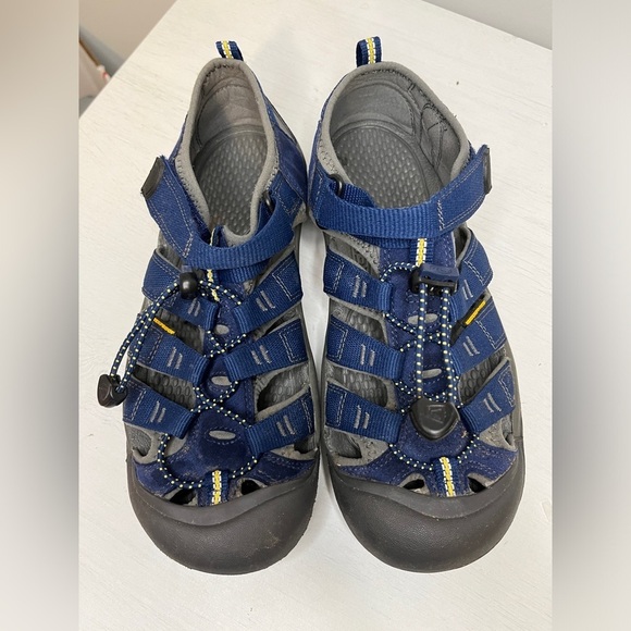 Keen Unisex Newport H2 Closed Toe Water Sandal Black Blue Sz 6 - Picture 7 of 14